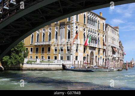 Boat ride on the Grand Canal Stock Photo