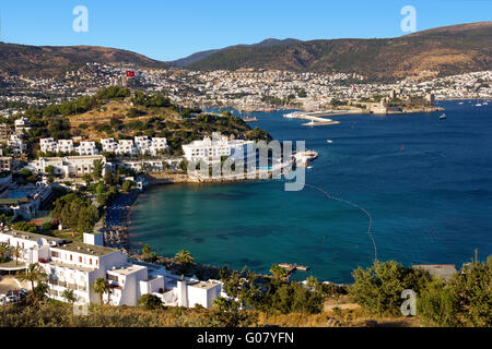 Bodrum, Turkey - view of the end of the day Stock Photo