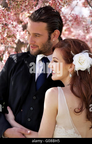 Happily Married Couple Stock Photo