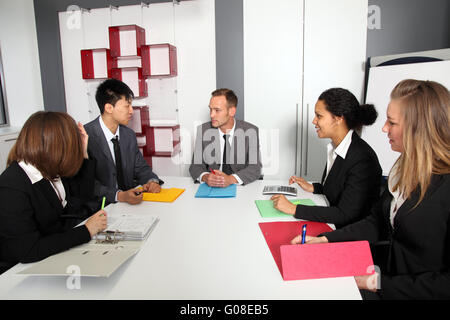 Team of executives Stock Photo
