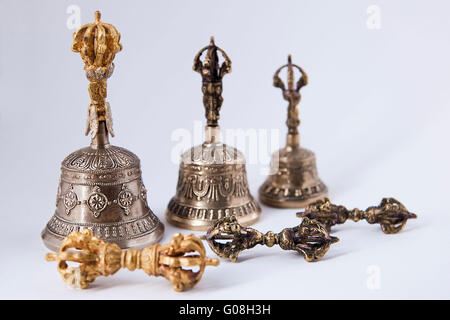 Tibetan Bell Stock Photo