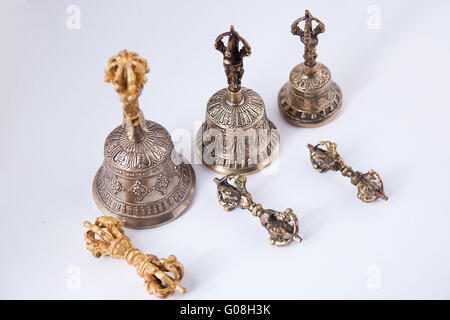 Tibetan Bell Stock Photo