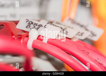 Network/Server cables Stock Photo