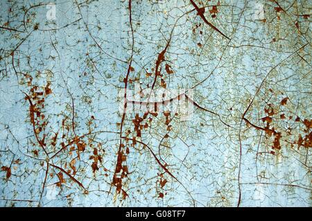 Old painted metal Stock Photo
