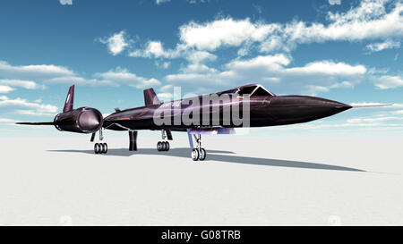 Reconnaissance Aircraft SR-71 Stock Photo