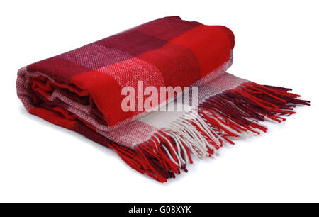 Red blanket Stock Photo