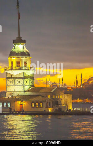 Leander's Tower Maiden's Tower in Istanbul Turkey