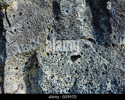 Basalt rock close-up Stock Photo