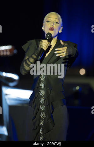 Mariza: The best Fado voice ever in Concert - Berlin Stock Photo