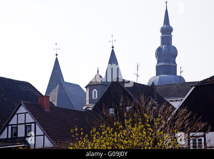 City view of the Old town Lippstadt in Germany. Stock Photo
