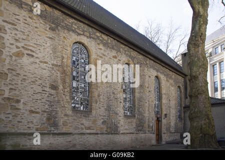 Paulus church in the inner city of Bochum, Germany Stock Photo