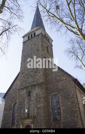 Paulus church in the inner city of Bochum, Germany Stock Photo