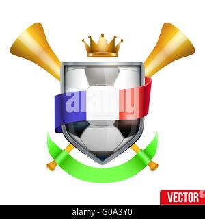 Sporting Poster of Football Matches. Stock Vector
