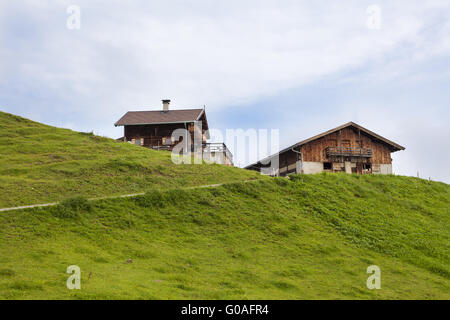 Alpine cabin Stock Photo
