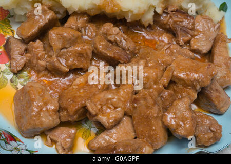 Stewed meat Stock Photo