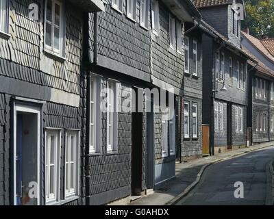 Goslar - Old town street Stock Photo