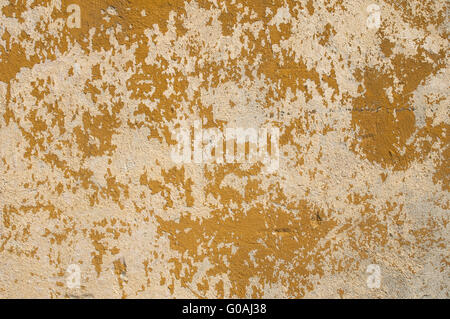 Old grunge weathered scratched plastered wall as b Stock Photo