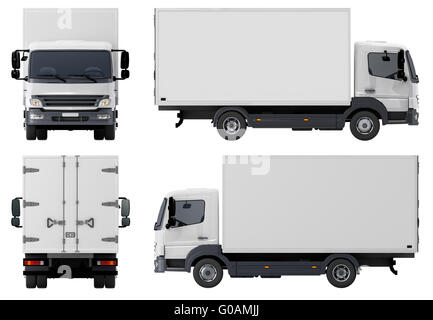 Delivery / Cargo Truck Stock Photo