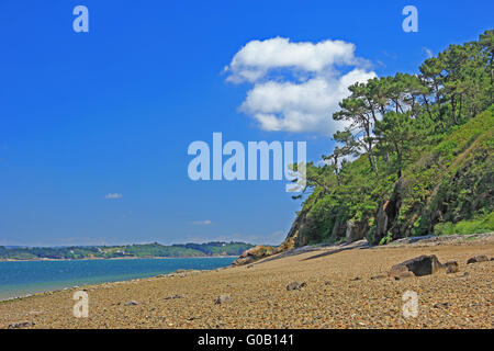 Beach in Brittany, France Stock Photo