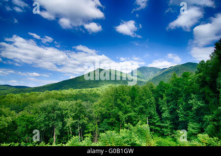 carlos campbell overlook in great smoky mountains Stock Photo