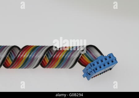 Colored cable Stock Photo