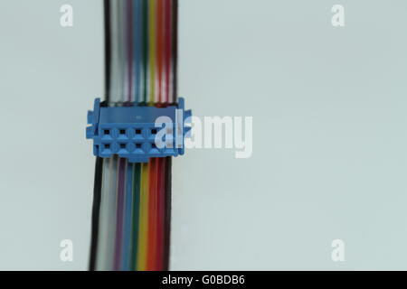 Colored cable Stock Photo