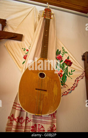 Tamburica - Croatian traditional music instrument Stock Photo