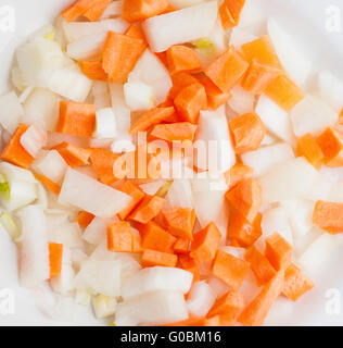mixed vegetables cut in small pieces Stock Photo - Alamy