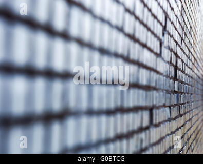 Surface of the old small square tiles Stock Photo