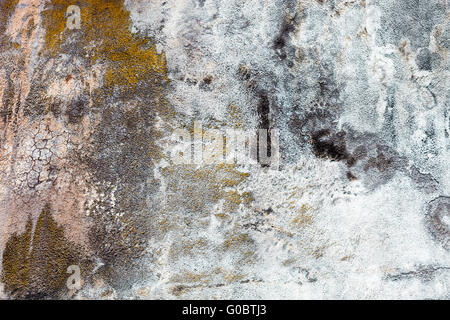 Old concrete surface with rich and various texture Stock Photo