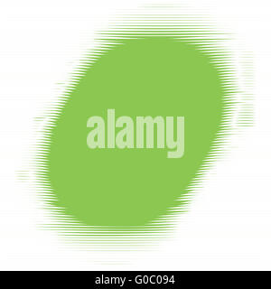 green spot on thin stripes Stock Photo