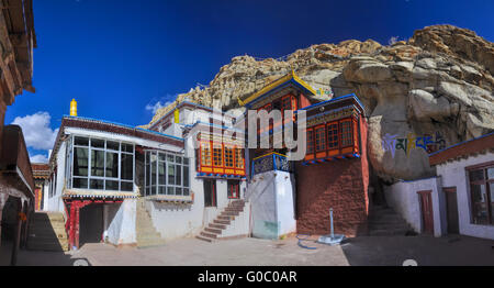 Picturesque view of traditional housing in Ladakh Stock Photo