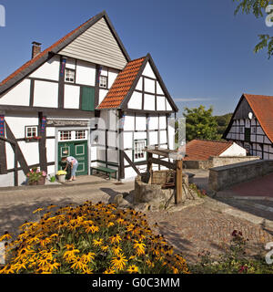 Half-timbered houses, Tecklenburg, Germany Stock Photo