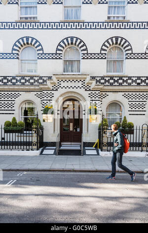 Exterior facade of the Langham Court Hotel on Langham Street, London, W1, England, UK Stock Photo