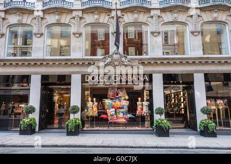 A Dolce and Gabbana retail store on Fifth Avenue is boarded up