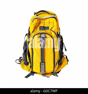 Backpack isolated on white background with path Stock Photo