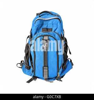 Backpack isolated on white background with path Stock Photo