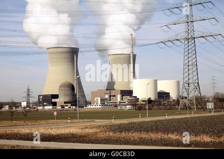 Gundremmingen nuclear power plant Stock Photo