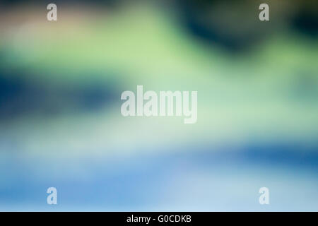 Greenish blue colored, blurred background image. Stock Photo