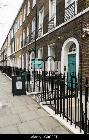 The DIckens Museum, 48 Doughty Street , London, UK  - walk in the footsteps of Charles Dickens Stock Photo