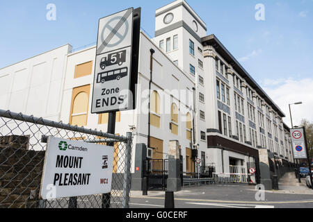 Exterior views of Mount Pleasant sorting office, the London Central Mail Centre Stock Photo