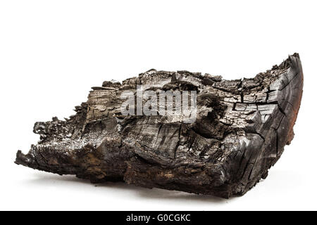 Charred bunt, isolated on a white background Stock Photo