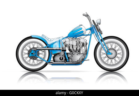 blue custom bobber Stock Photo