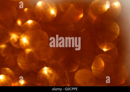 Abstract background yellow bokeh circles - abstract photo Stock Photo