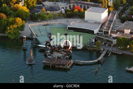 Aerial photography - Bregenz Floating Stage - Lak Stock Photo - Alamy