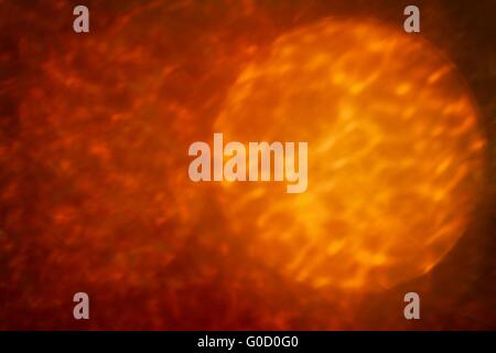Powerful explosion with white hot center and blurred motion effect Stock Photo