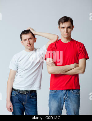 two guys Stock Photo