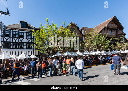 Capivari Village Typical Housing Campos do Jordao Stock Photo