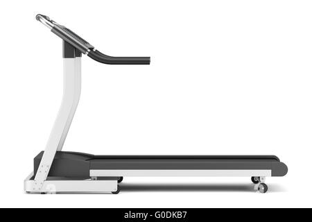 treadmill isolated on white background Stock Photo