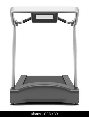 treadmill isolated on white background Stock Photo